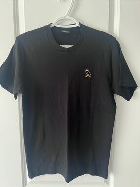 NEW OVO Black Short-Sleeve Crewneck T-Shirt